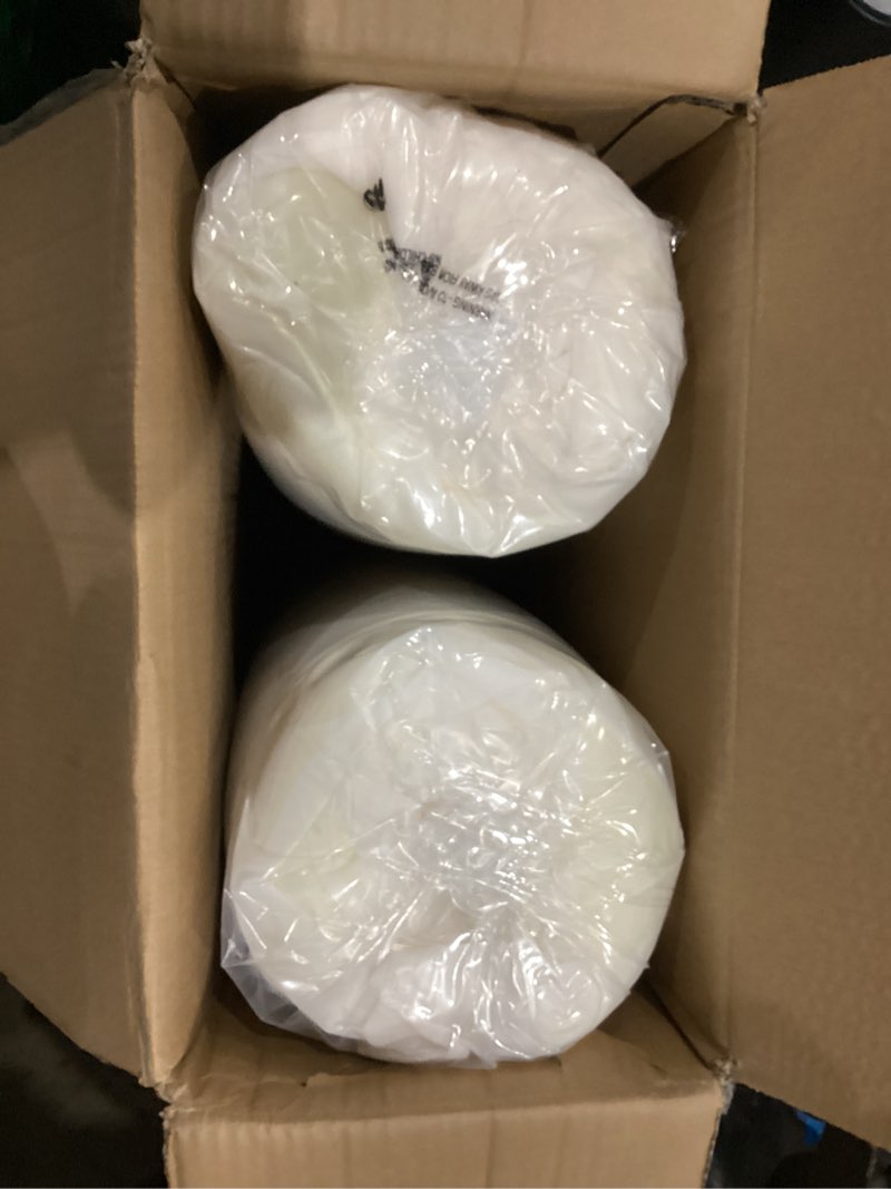 Condition photo showing Good Condition for Outdoor Sunbrella Cushions for Patio Furniture Set of 2, 24"x24" Water Repellent Chair Cushions Removable Seat Bottom & Back Cushion Covers for Chair, Sofa, Couch, Canvas Ginkgo