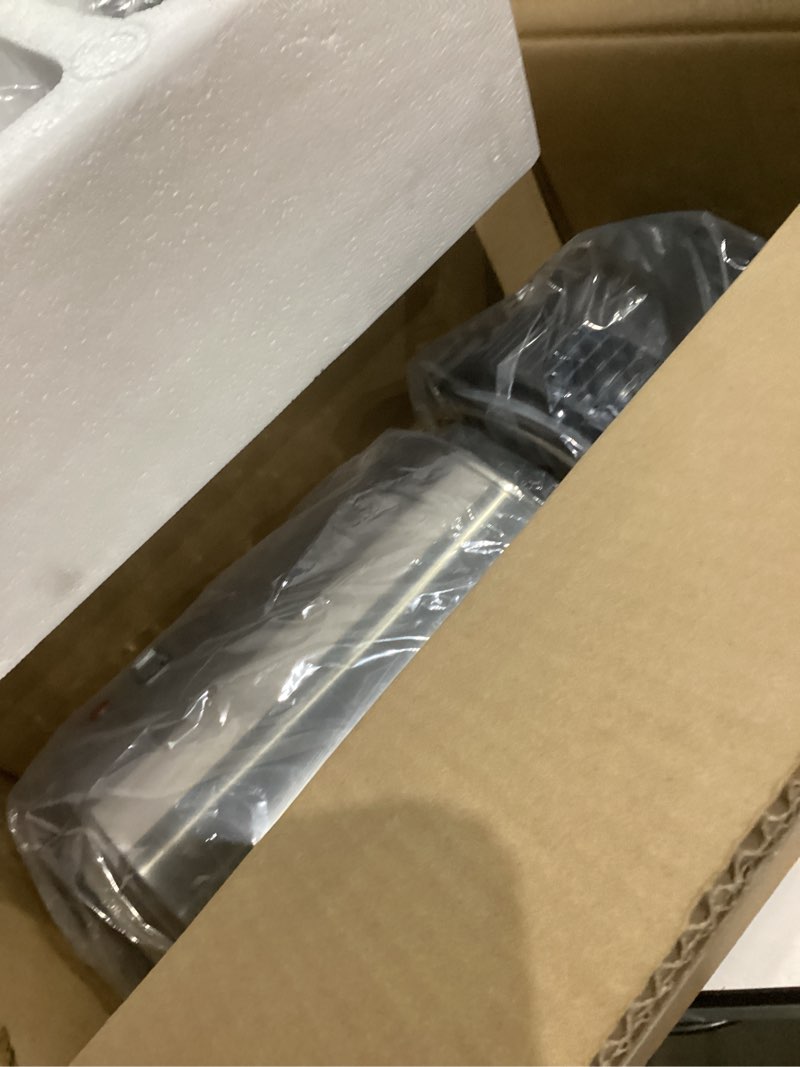 Condition photo showing As Is for rovsun?upgraded? 1.1 gallon/4l water distiller stainless steel for home, 750w distilled water maker machine, water distillers countertop, water maker purifier with glass container, 1l/h silver