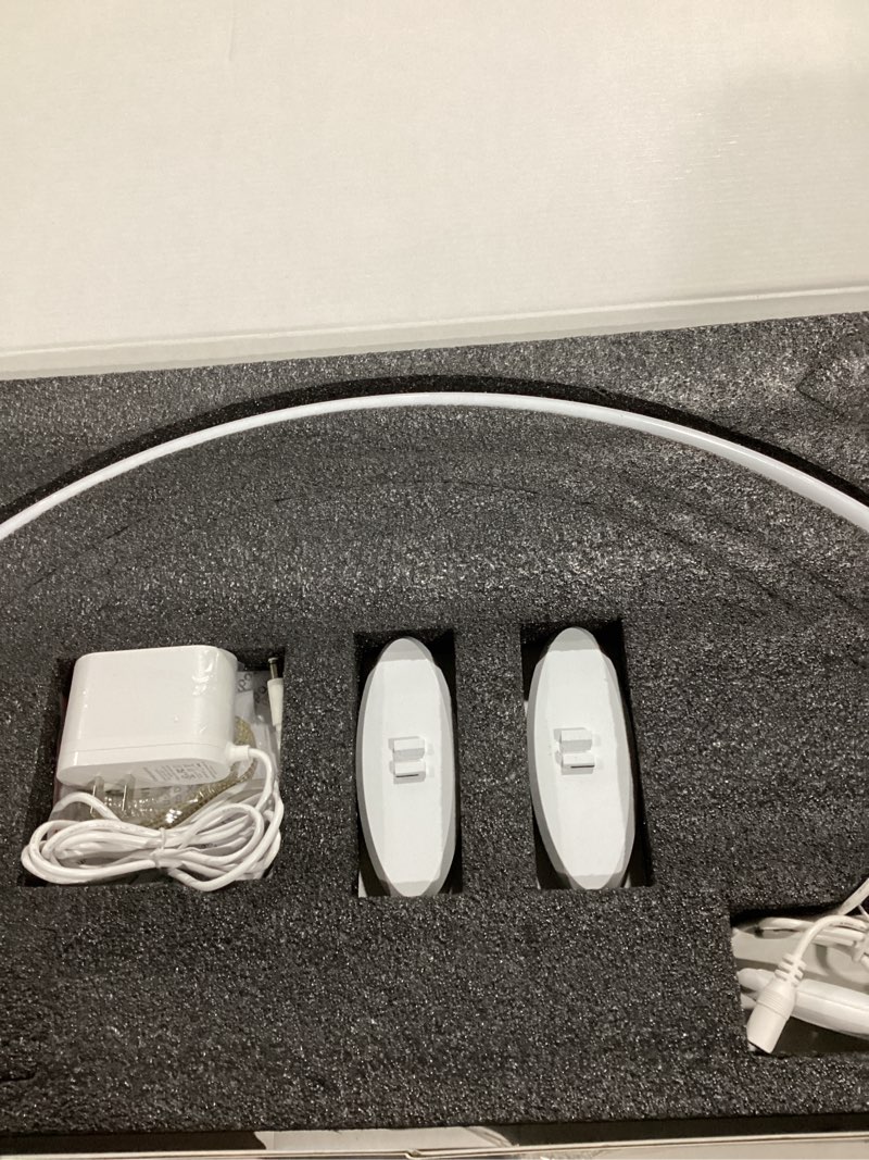 Half Moon Light for Nail Desk 24in Nail Lamp for Desk LED Table Light Multiple Color Modes and Brigh