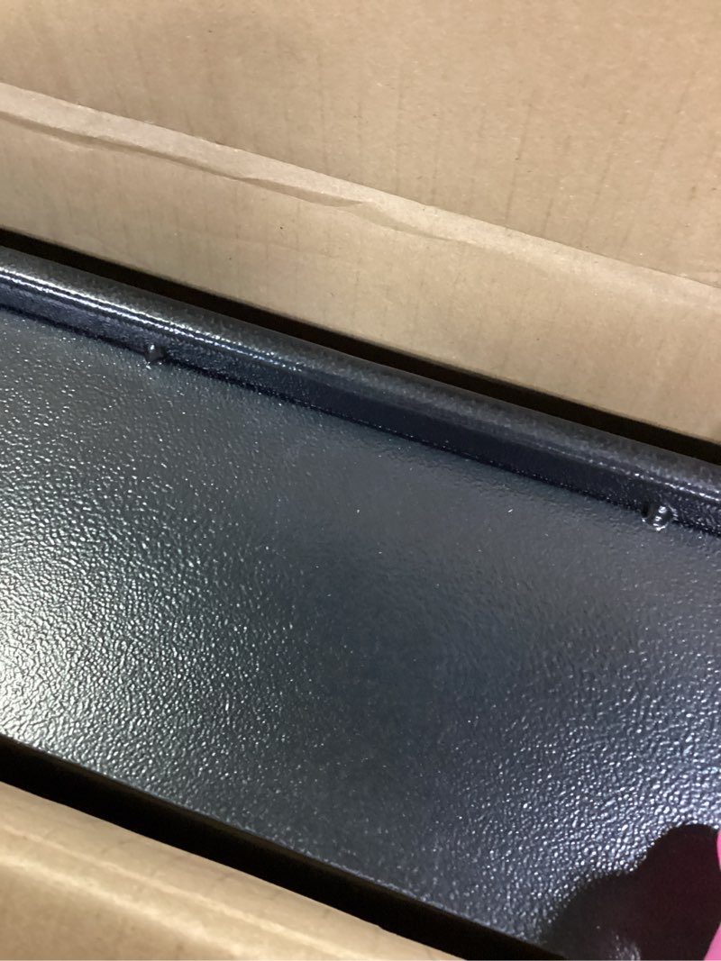 Condition photo showing Good Condition for 39.4" Tall Fireproof Wall Safe Between Stud, Hidden In Wall Safe with Electronic Keypad, 3 Removable Shelf & Silent Mode, Heavy Duty Wall Mount Safe for Money, Jewelry, Passport, Documents 39.4" Tall Black