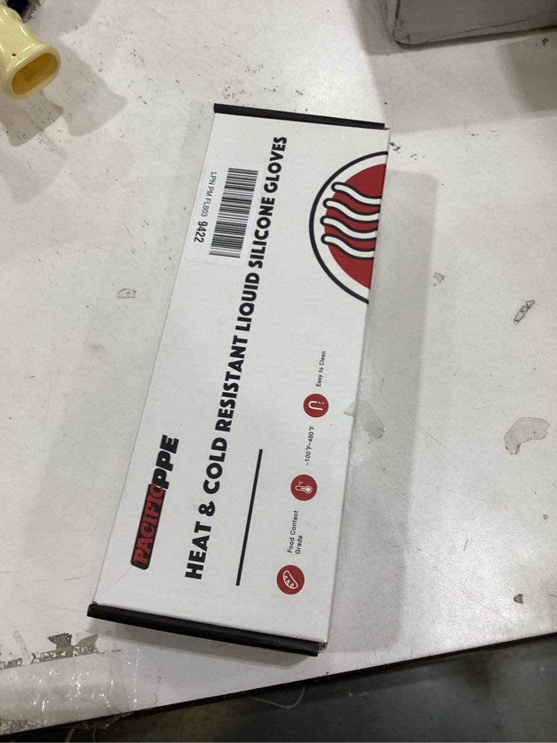 Condition photo showing New/Like New for PACIFIC PPE Heat Resistant Oven Gloves, Food Grade Safety Gloves with Thickened Waterproof Silicone 