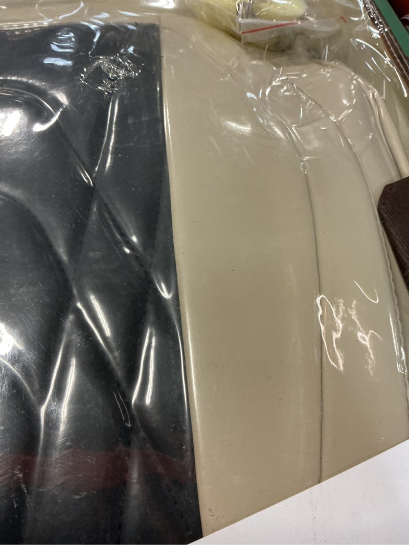 Condition photo showing Good Condition for FREESOO Breathable Leather Seat Covers Full Set Universal Fits for Altima Rogue Waterproof - Beige