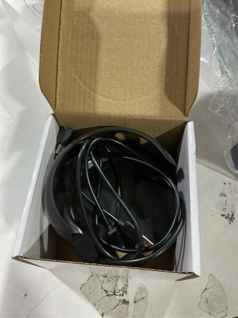 Condition photo showing As Is for echo dot 3 battery base(not including dot 3 speaker), portable dot 3rd gen &mini 2 battery base, 5200 mah 8 hours work time, black black5