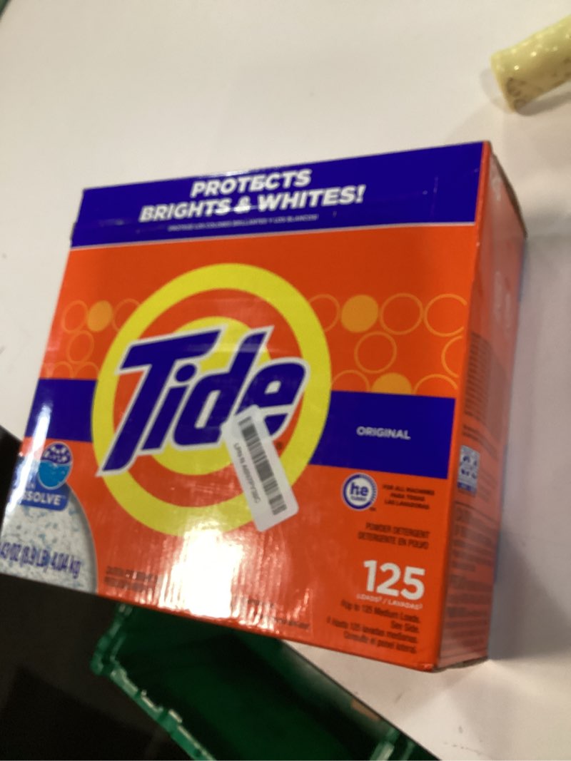 Condition photo showing New/Like New for Tide Powder Laundry Detergent, Original Scent, 113 Loads, 143 oz Original 143 Ounce (Pack of 1)