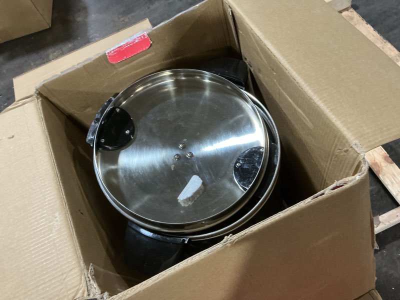 Condition photo showing As Is for nesco cu-50, professional coffee urn, 50 cups, stainless steel 50 cups coffee urn