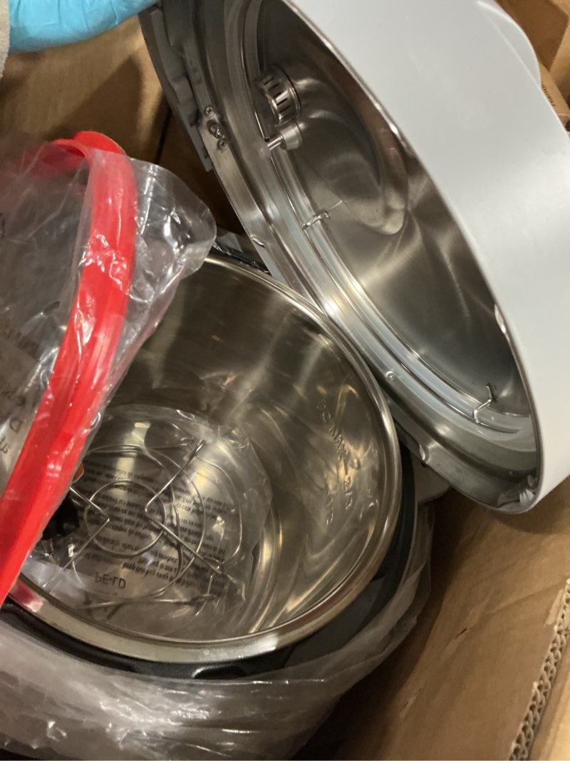 Condition photo showing Good Condition for Instant Pot, 8-Quart Whisper Quiet 9-in-1 Electric Pressure Cooker, Slow Rice Cooker, Steamer, Sauté, Yogurt Maker, Warmer & Sterilizer, App With Over 800 Recipes, Stainless Steel, Duo Plus 8 Quarts