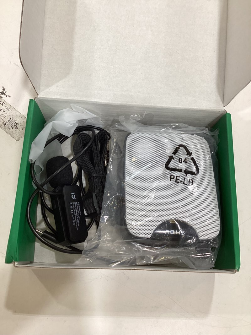 Condition photo showing Good Condition for shidu 35w power voice amplifier with bluetooth wireless lavalier microphone, portable teacher mic with speaker personal clip on microphone system for teacher meeting training-m500 (black)