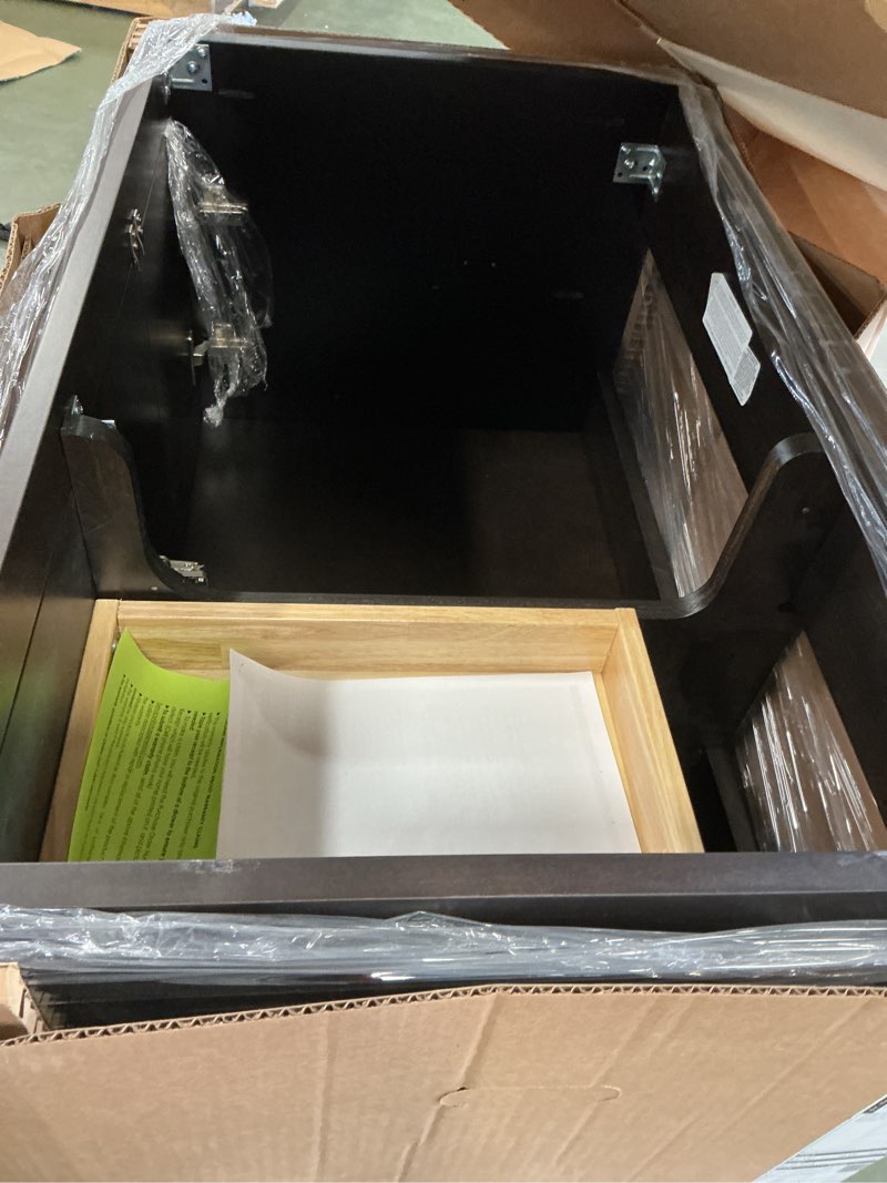 Condition photo showing Good Condition for Strasser Woodenworks Alki Spa 36\" Vanity With Right Hand Drawers And Slab Doors 51-157 36\" W x 21\" D x 34-1/2\" H
