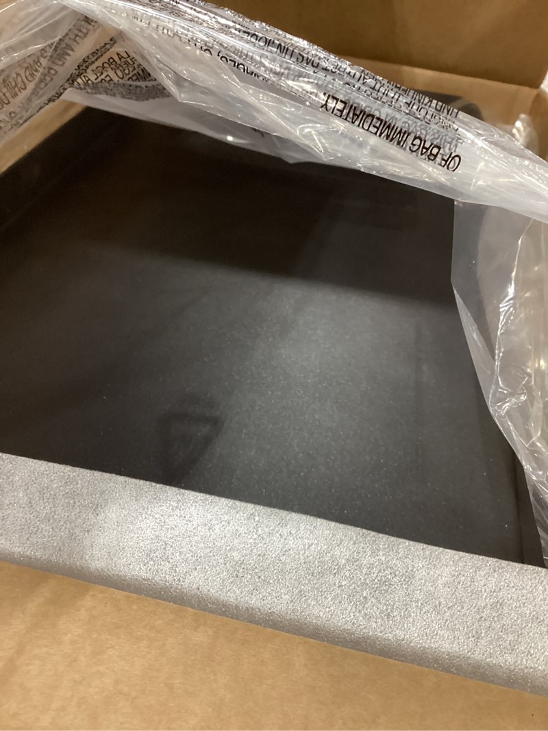 Condition photo showing Good Condition for utheer 25" x 16" pre-seasoned nonstick cast iron griddle for gas & charcoal grills – universal flat top with grease groove, reinforced ridges & high sidewalls, great for parties, camping & tailgating cast iron 25" x 2.6" x 16"