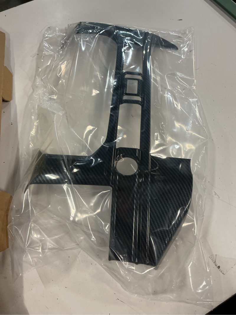 Condition photo showing Good Condition for carbon fiber center console dashboard ac air vent cover trim for 2022-2024 nissan pathfinder