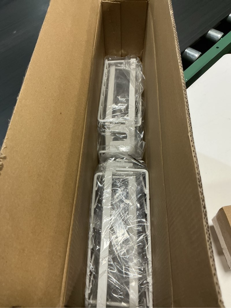 Condition photo showing New/Like New for shower caddy tension pole, 4-tier adjustable corner shower standing caddy, rustproof shower rack for bathroom bathtub, with 4 shelves, no drilling shower shelf for inside shower (white)