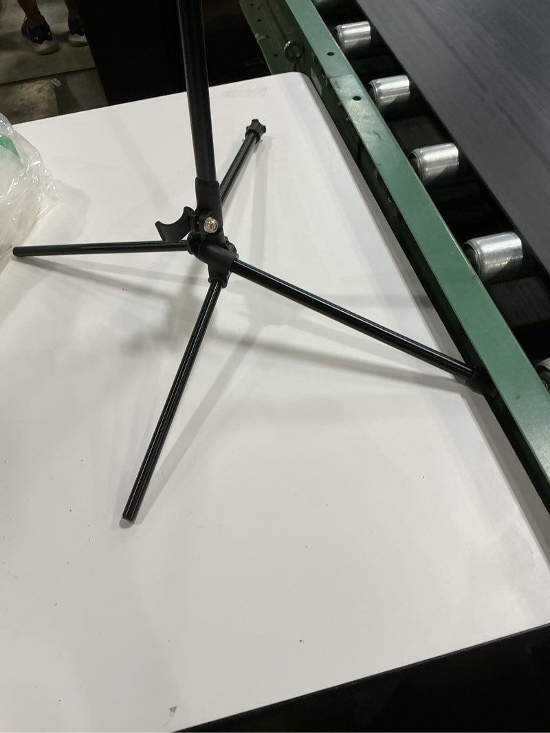 Condition photo showing As Is for professional light stand photography 110"/9.2ft/280cm, air cushioned photo video metal tripod stand for softbox, studio light, reflector, ring light, heavy duty max load 8kg/17.6lb, 1/4" screw