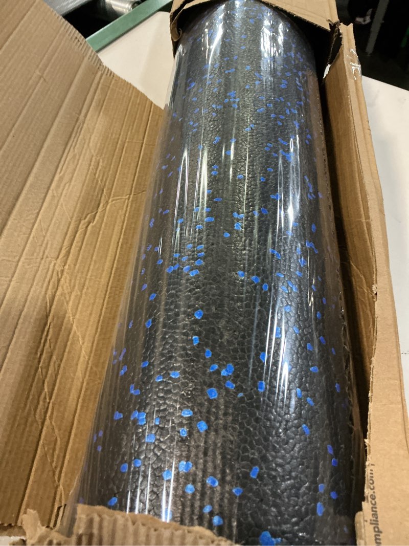 Condition photo showing Good Condition for Tone Fitness High Density EPP Foam Exercise Foam Roller for Yoga, Pilates, Stretching, Massage, and Recovery | Multiple Sizes and Colors 12 Inch Black
