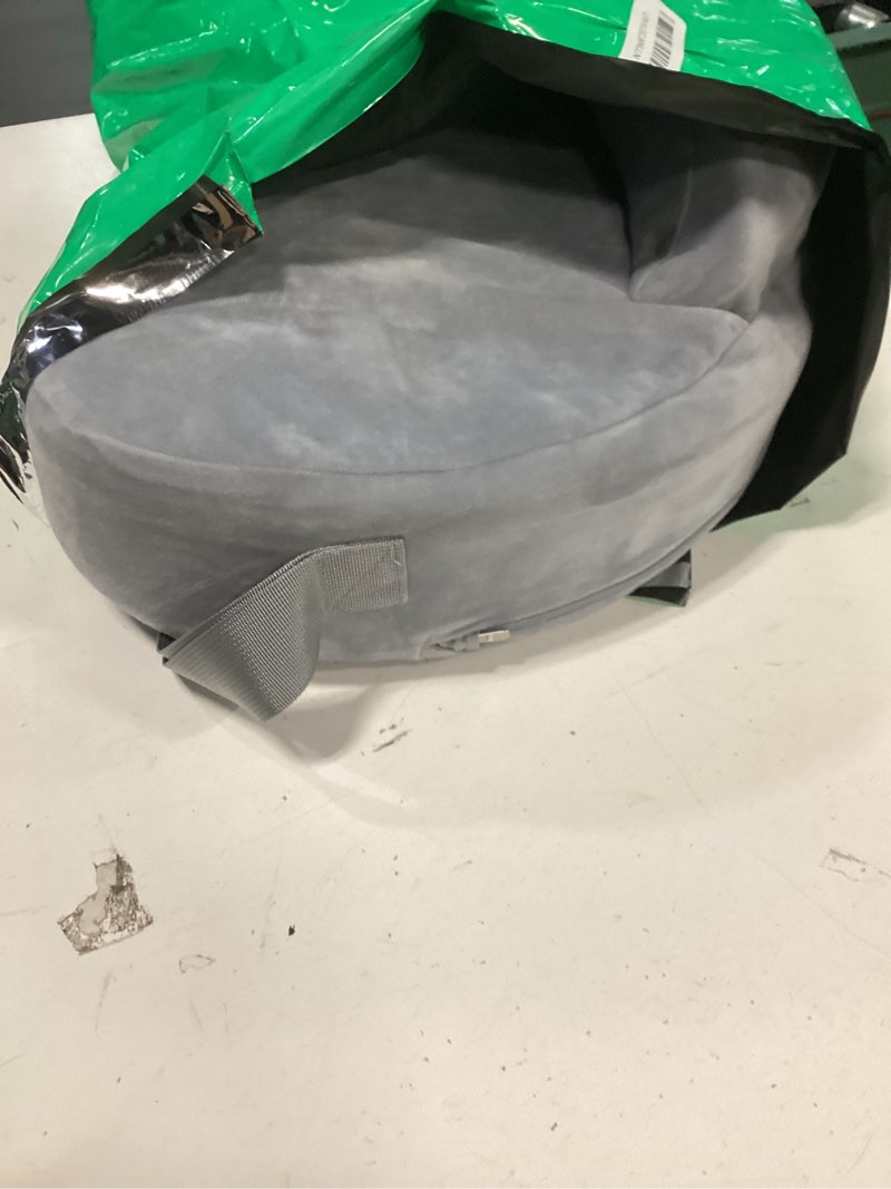 Condition photo showing As Is for Momcozy Innovative Safety Guard Nursing Pillow - Firm & Springy Memory Foam - Stable, Ergonomic Support & Comfort - Wider Breastfeeding Cushion, Adjustable, Removable Cover, Baby Safety Certified Grey ( Premium Memory Foam ) CozyLite