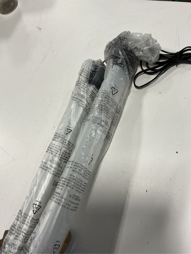 Condition photo showing As Is for utilitech 4-ft 4000-lumen white led linear garage shop light (2-pack)