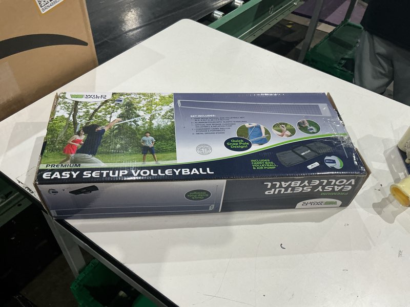 Condition photo showing Good Condition for wild sports easy setup volleyball-cane pole - complete and durable volleyball set with 30 ft net, vo