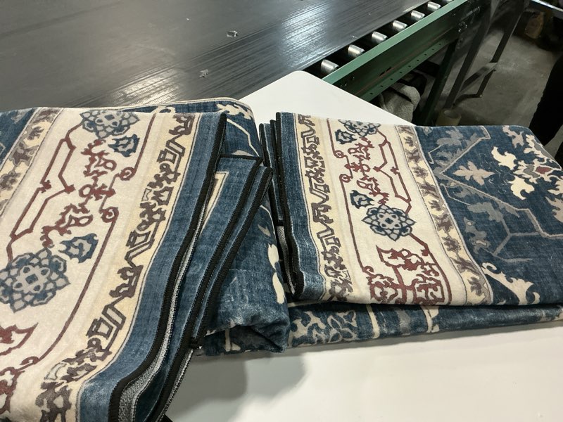 Condition photo showing Good Condition for GarveeHome 6x9 Area Rug Vintage Tribal Washable Rugs for Living Room Bedroom, Soft Low Pile Non Slip Accent Floor Mat Boho Throw Rug Indoor Carpet Dining Room Playroom Teal Blue 6' x 9'
