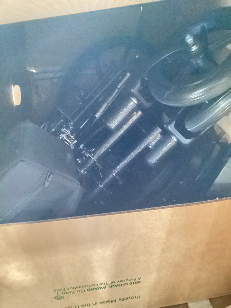 Condition photo showing New/Like New for Medline Reclining Wheelchair, Desk-Length Arms and Elevating Leg Rests, 16" x 18" Seat (W x D)