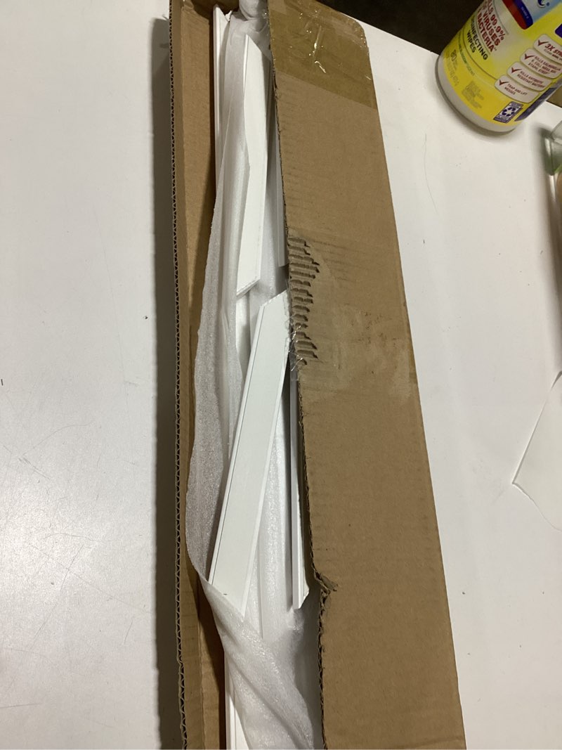 Condition photo showing Good Condition for 1 Set Peel and Stick Door Moulding Kit 3-Layer Premade Door Panels Molding Trim Self Adhesive 3D Trim for Mirror Window Frame Decor (Top 9"x10" Middle 9"x24.8" and Bottom 9" X 24.8") Top 9"x10" Middle 9"x24.8" and Bottom 9" X 24.8" 1