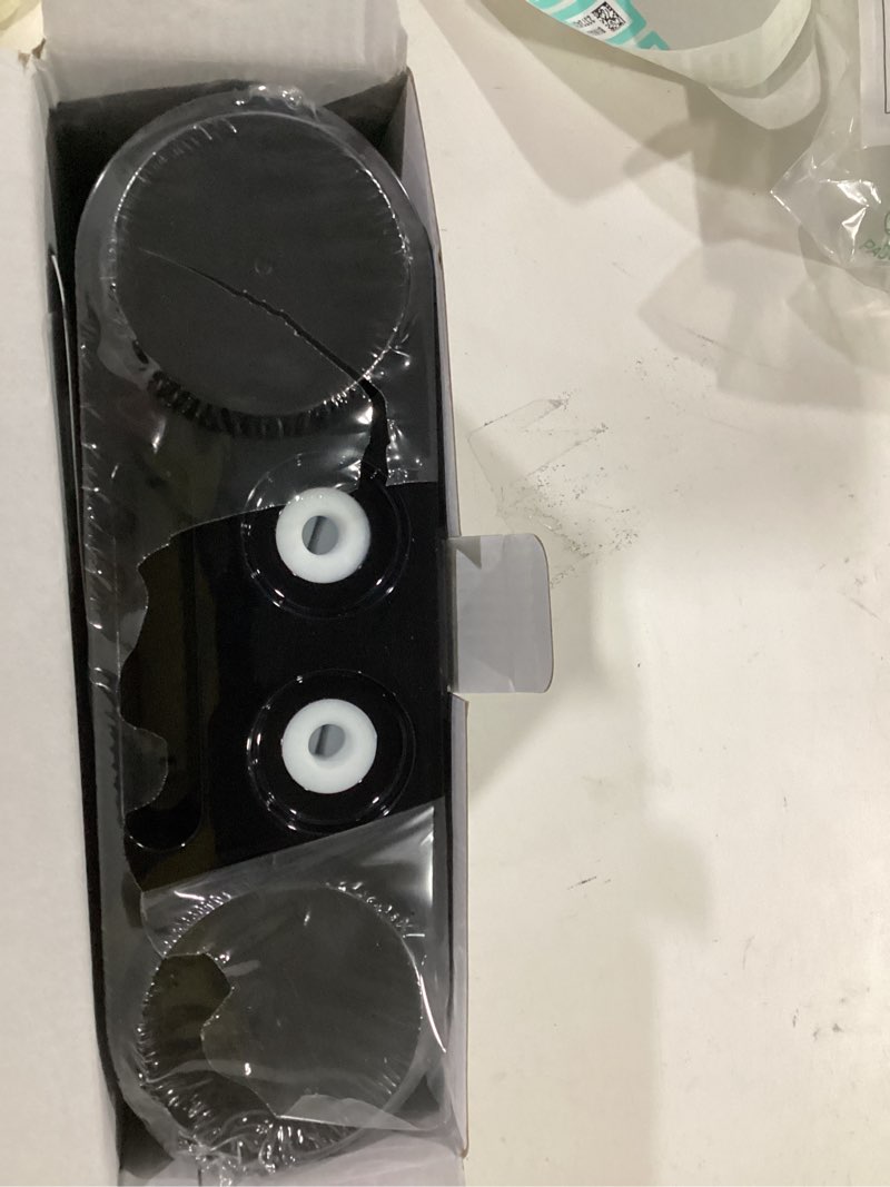 Condition photo showing New/Like New for toothbrush holder,multi-functional wall mounted toothbrush holder,toothpaste dispenser for bathroom with 2 toothpaste squeezers,5 toothbrush slots and 4 cups(black)