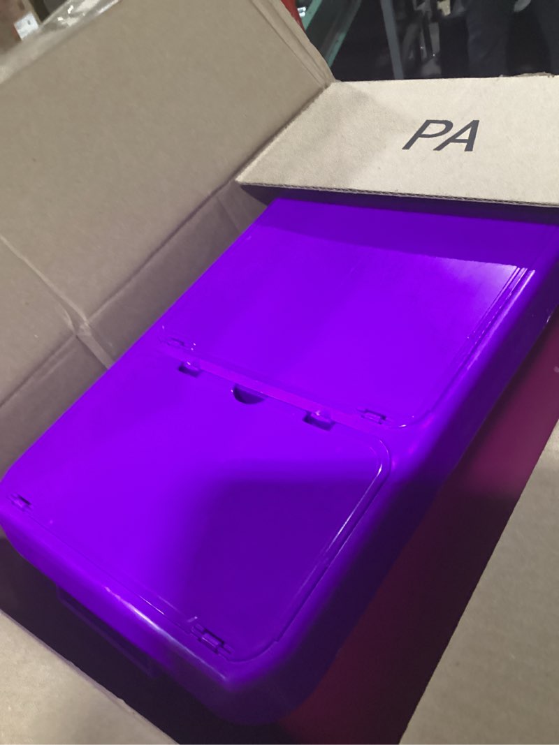 Condition photo showing Good Condition for Barbie Store It All! Rolling Storage Bin – Extra-Large Organizer Case with Wheels & Handle for Barbie Dolls, Clothes, Accessories & Playsets – Pink Portable Travel Toy Box Rolling Case