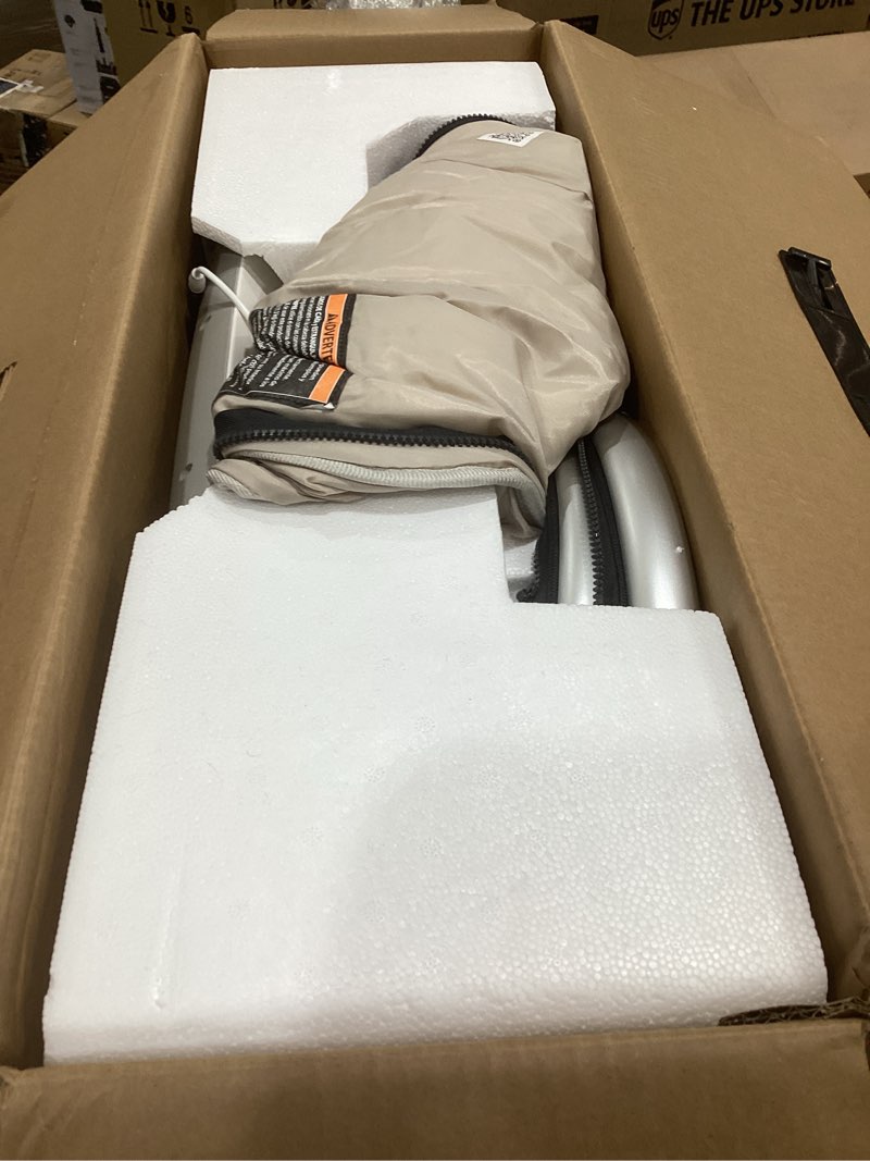 Condition photo showing As Is for uppababy mamaroo smart swing – customizable soothing modes with motionsync technology – infant recline + bluetooth enabled – included newborn insert – charlie (sand mélange)