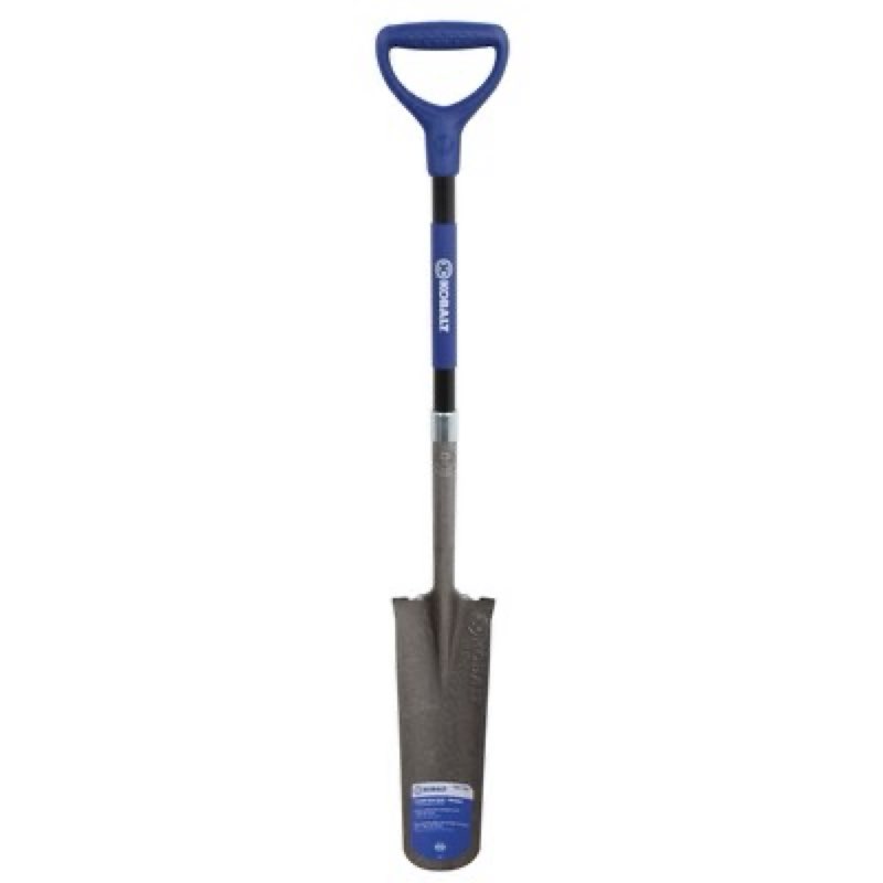 kobalt 31-in fiberglass d-handle drain spade