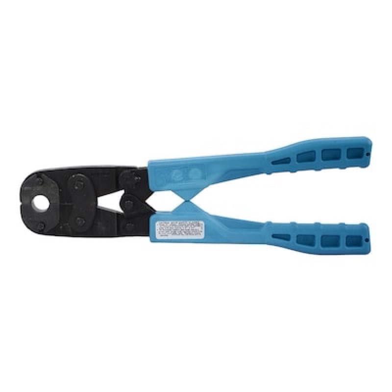 sharkbite 3/8, 1/2, 3/4, 1-in pex crimp tool