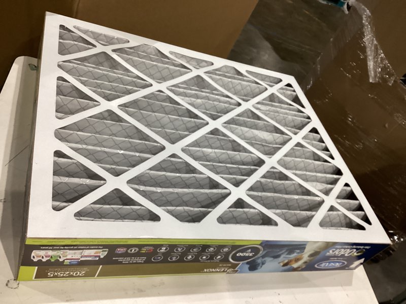 Condition photo showing Good Condition for bestair 20-in w x 25-in l x 5-in merv 13 electrostatic pleated air filter