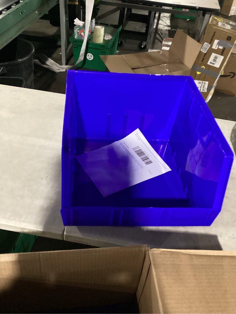 Condition photo showing Good Condition for similar to durham pb30220-52-pkg plastic, hook-on-bin, 4 x 7 x 3, blue, pkg of 24