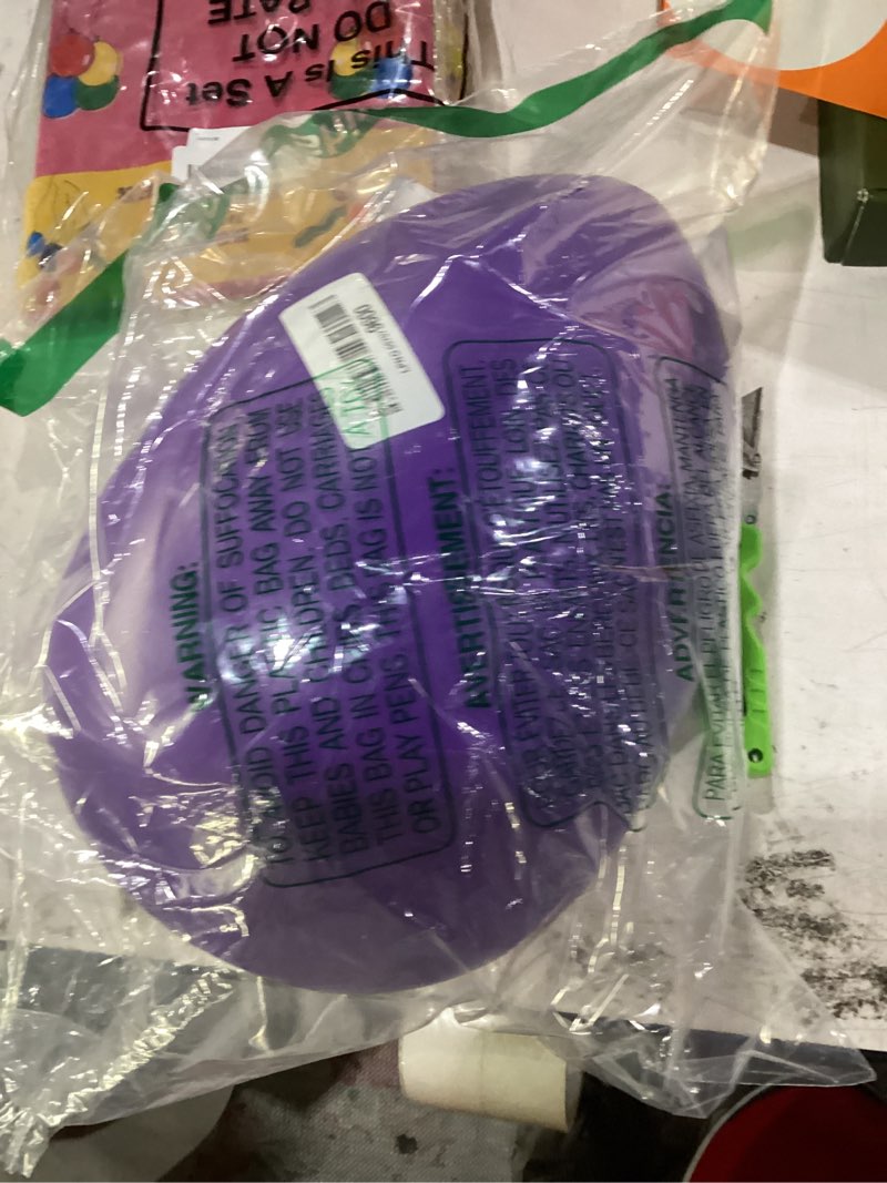 Condition photo showing New/Like New for jolly pets jolly egg dog toy, 12 inches/large, purple large (12 in) purple