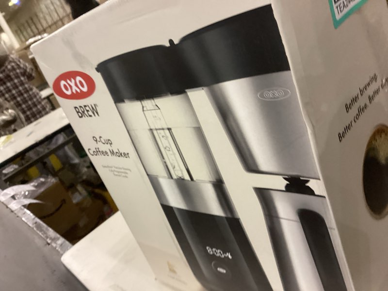 Condition photo showing As Is for OXO Brew 9 Cup Stainless Steel Coffee Maker