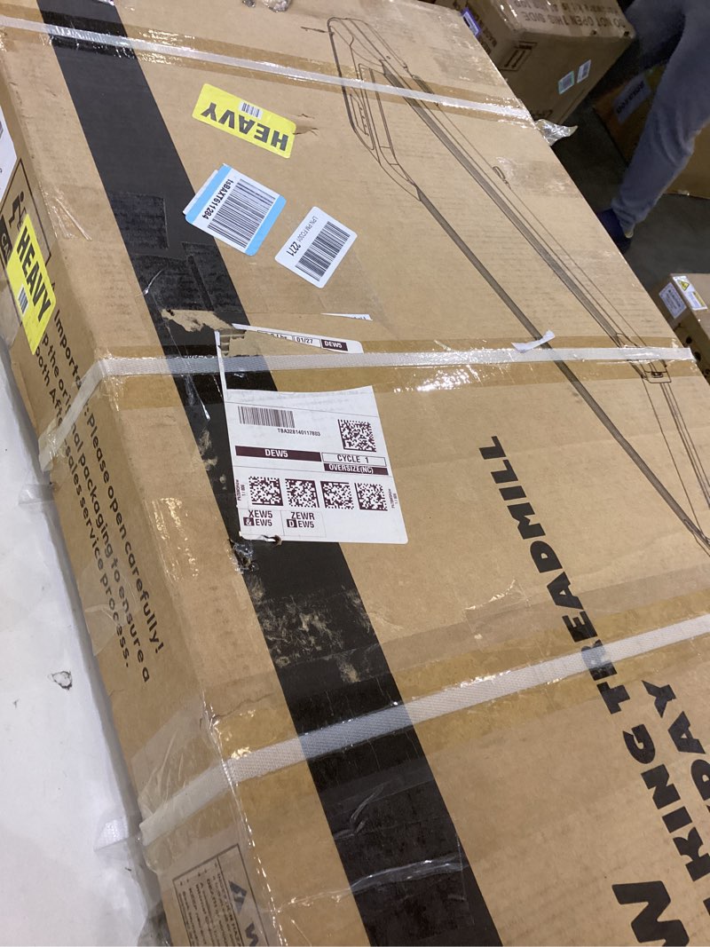 Condition photo showing Good Condition for Abonow Walking Pad, Under Desk Treadmill with Incline for Home Office 2.5HP Portable Walking Treadmill with 265 Lbs Weight Capacity Walking Machine, Remote Control, LED Display Black Orange