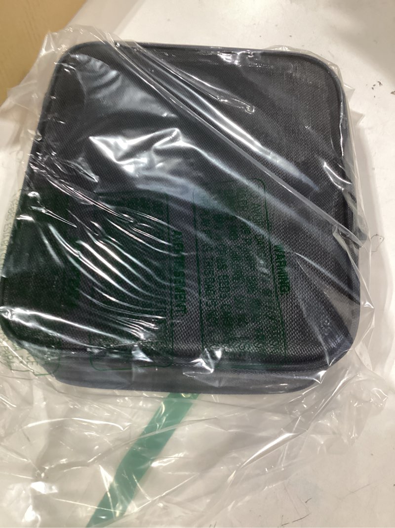 Condition photo showing Good Condition for Relavel Travel Makeup Train Case Makeup Cosmetic Case Organizer Portable Artist Storage Bag with Adjustable Dividers for Cosmetics Makeup Brushes Toiletry Jewelry Digital Accessories Black Black Small