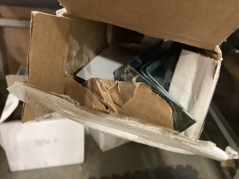 Condition photo showing Good Condition for 1k+ bought last week project source light filtering vertical 3.5-in slat width 78-in x 84-in cordless white vinyl light