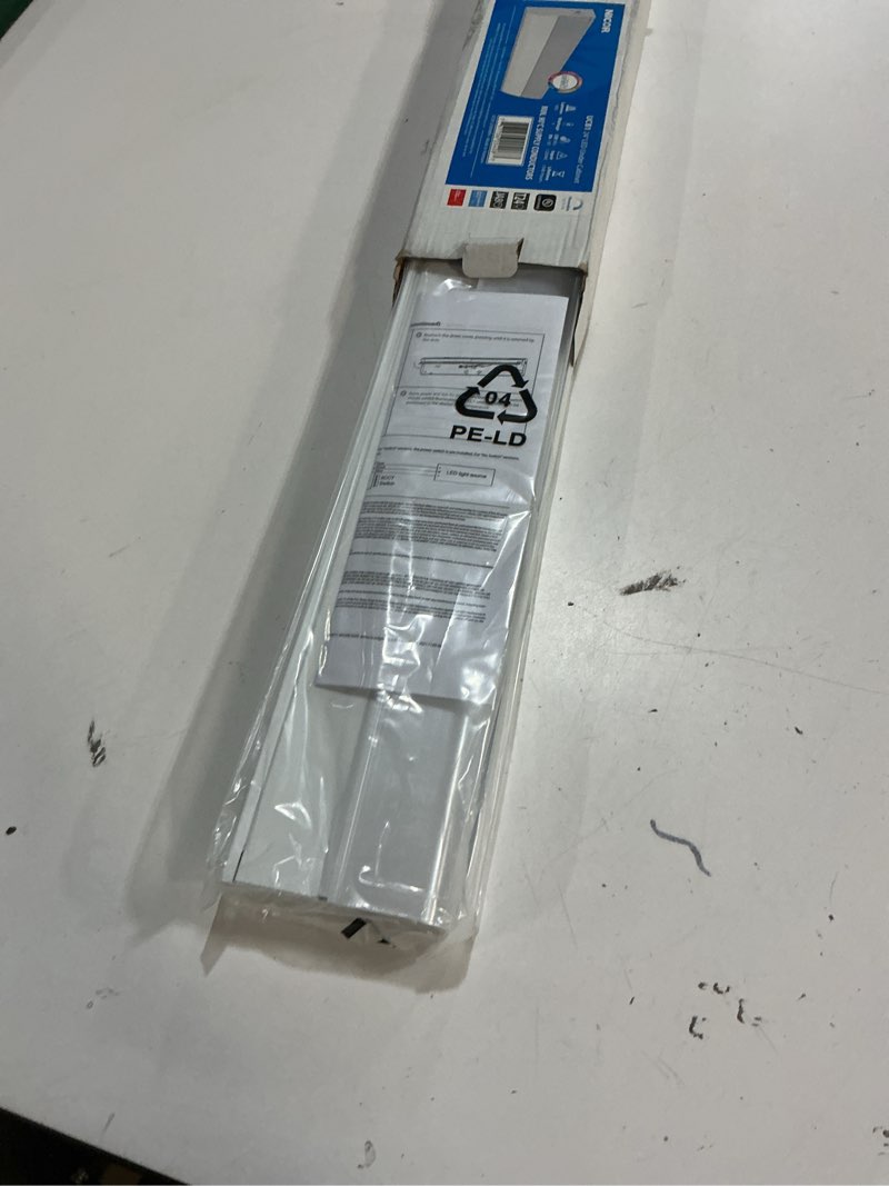 Condition photo showing Good Condition for 24” LED Direct Wire Under Cabinet Light - Dimmable Undercounter LED Lights for Kitchen - Selectable CCT 2700K-5000K, 612-648 Lumens, 9W - UCB Series Hardwired Under Cabinet Lighting by NICOR Lighting 24 No Switch