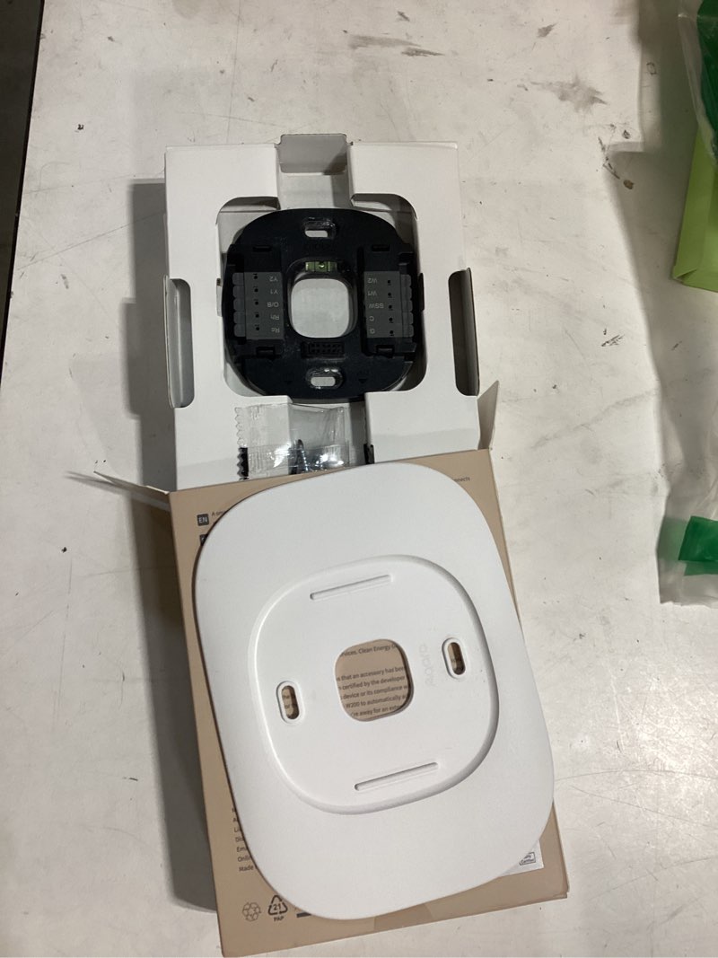 Condition photo showing Good Condition for aqara smart thermostat w200 with apple adaptive temperature & clean energy guidance, 4" touchscreen, matter controller, built-in radar sensor, works with apple home, siri, google assistant, alexa
