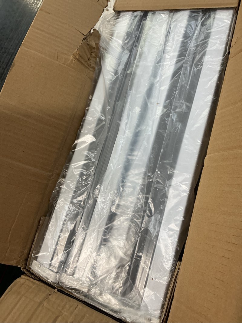 Condition photo showing Good Condition for hykolity 4 Pack 4FT LED Wraparound Light 40W 4 Foot LED Shop Lights for Garage, [2-lamp 32W Fluorescent Equiv.] 4400lm 4000K Wrap Light, Flushmount Office Ceiling Light Fixture ETL Listed