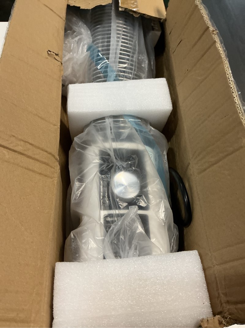 Condition photo showing New/Like New for electric patio heater,9h timer, 60° oscillation, portable space heater for outdoor, 11 heat level, tip-over/overheating protection, safety lock?white-5