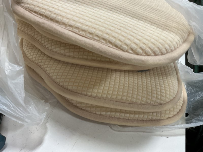 Condition photo showing Good Condition for shinnwa windsor chair cushions 6 pack, non slip seat cushion for kitchen chairs, farmhouse chair pads for dining chairs 17 x 15.5 inches, brown 6 count (pack of 1) brown