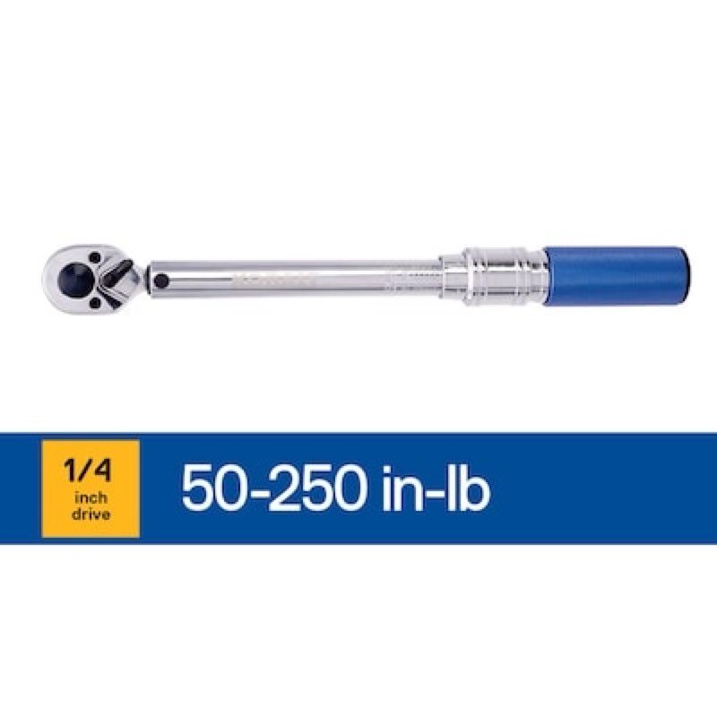 kobalt 1/4-in drive click torque wrench
