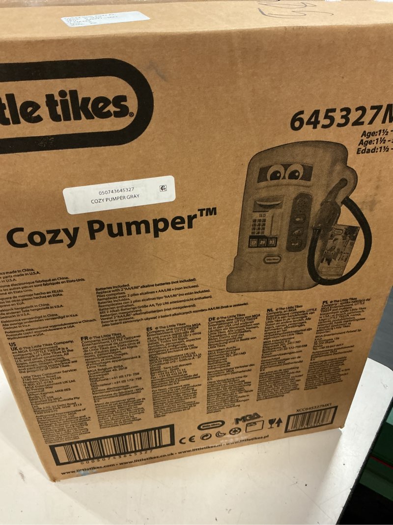 Condition photo showing Good Condition for little tikes cozy pumper-grey, multicolor, 14inx15inx17-1/2in