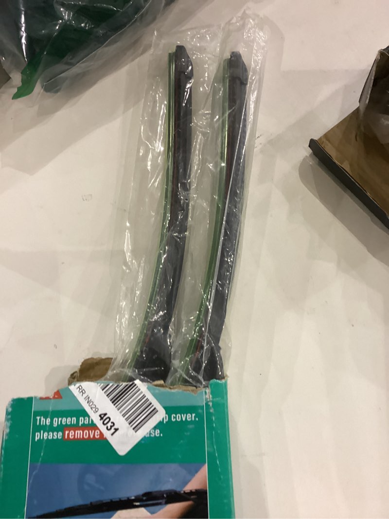 Condition photo showing As Is for 22\" 22\" 12\" Windshield Wiper Blades Replacement for Chevy Chevrolet Tahoe 2009-2014 Chevy Suburban 1500/2500, Cadillac Escalade/ESV/EXT 2009-2014 Front Rear Wipers Set (Pack of 3) 22\"/22\"/12\" incomplete 