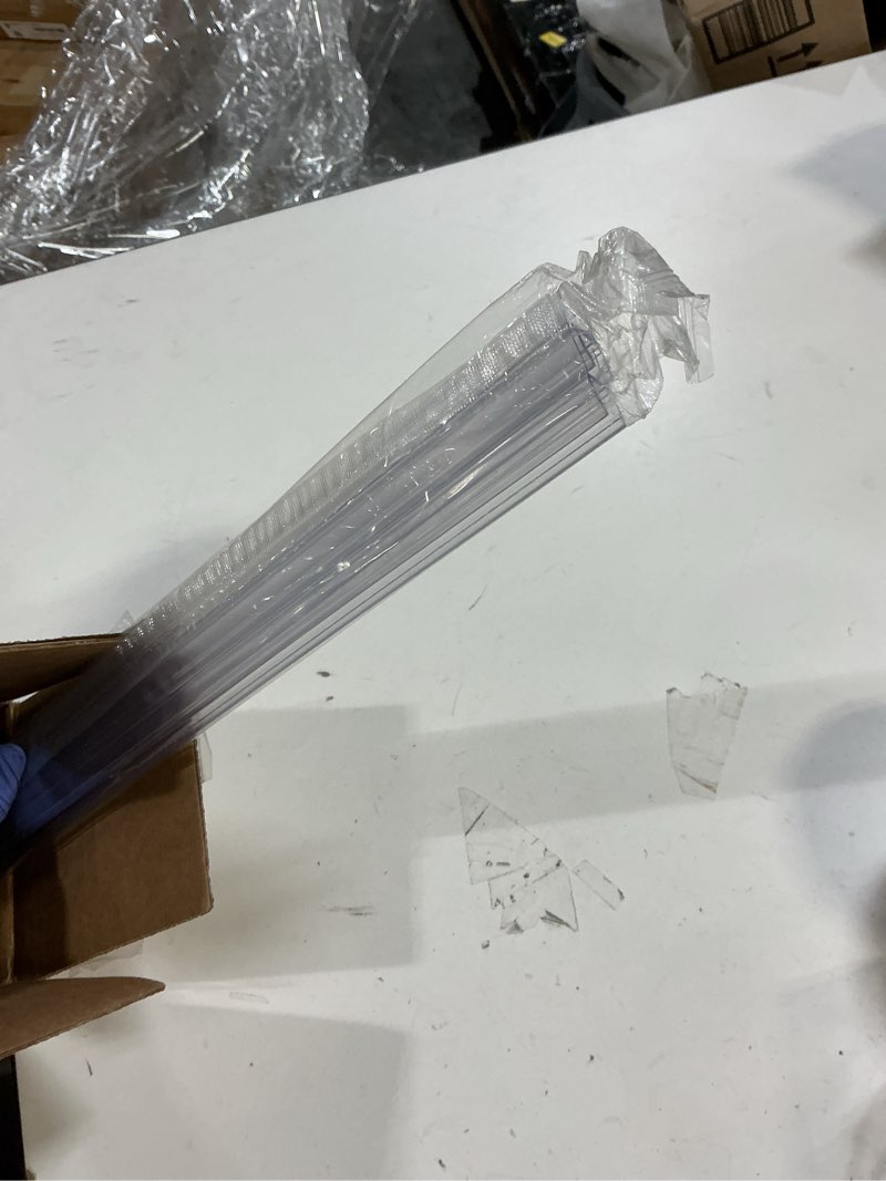 Condition photo showing Good Condition for 4-Pack Frameless Shower Door Side Seal Strip Shower Door Bottom Seal Shower Door Sweep for 3/8 Inch Thick Glass, Vertical H-Type Glass Door Seal Stop Leaks. (4-Pack x 45" Length) H Type 3/8''(10mm)