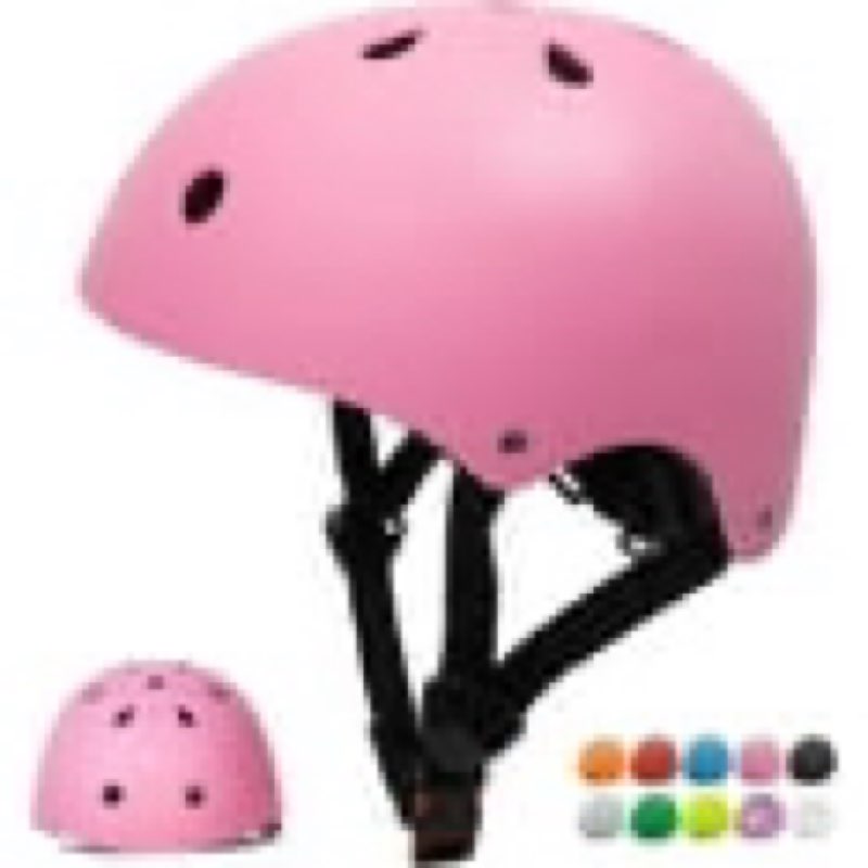 kids bike helmet, toddler helmet for youth boys girls ages 3-14 year old, adjustable fit & lightweig