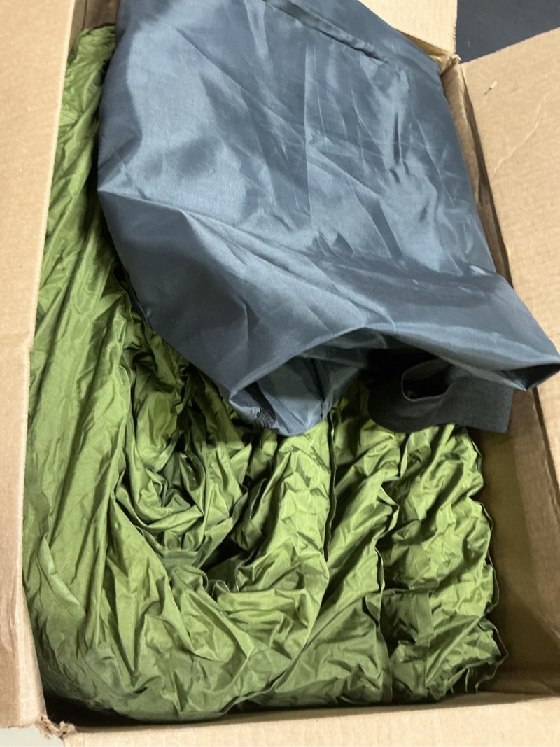 Condition photo showing Good Condition for Self Inflating Sleeping Pad with Electric Pump, 4 Inch Ultra Thick Memory Foam Camping Sleeping Pad, Effortless Automatic Inflation, 9.5 R-Value Insulated Air Mattress for Car Travel, Green