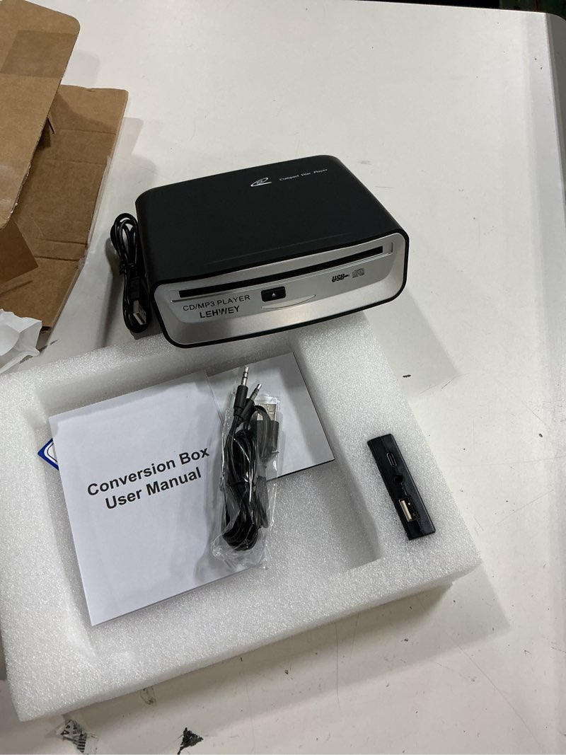Condition photo showing New/Like New for usb external car universal connection portable cd player for car android navigation/tv/laptops desktops with usb port plug and play (android version 4.4 and above)