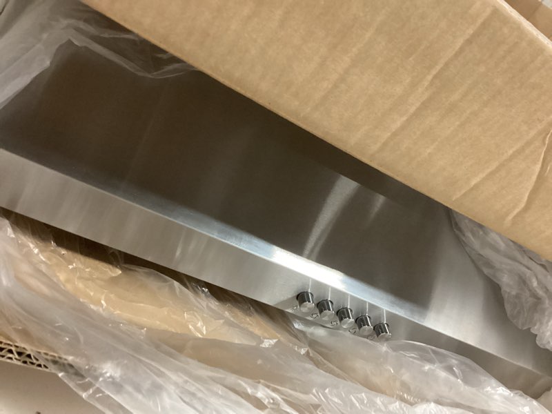 Condition photo showing Good Condition for 30 Inch Under Cabinet Vent Hood with Brighten Light | 550 CFM Large Flow| Ducted/Ductless Range Hood with Charcoal Filter| 3- Speed Touch Control | 6-Layers Grease Filters|