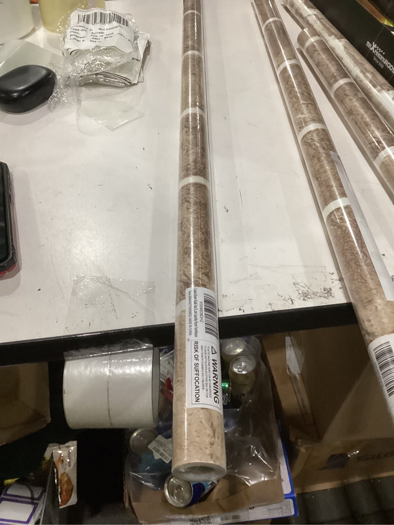 Condition photo showing New/Like New for Coavas Brick Wallpaper Peel and Stick Brown Faux Brick Contact Paper 35.4x118.1 Inches Removable Wall Paper Adhesive Renter Friendly Wallpaper Bathroom Wallpaper Farmhouse Kitchen Backsplash 35.4" x 118.1" Brown Khaki Brick