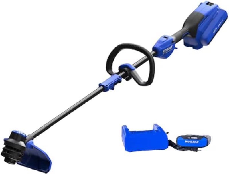  kobalt 40-volt max 15-in straight cordless string trimmer (4ah battery and charger included)